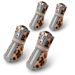 QUMY zapatos para perro tamaño pequeño con cierre adhesivo para ajuste seguro.