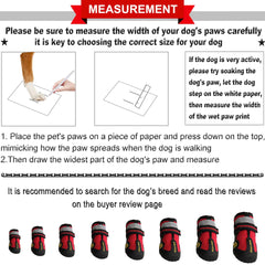 Zapatos QUMY para perros grandes, ajuste reflectivo, mayor seguridad nocturna en caminatas.