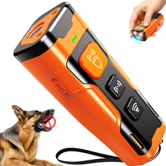 QVNNVQ deterrente ultrasonico para ladridos de perros, uso interior y exterior