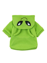 QWINEE Alien Dog Hoodie frente: abrigo cálido para paseo diario