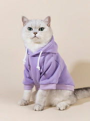 QWINEE sudadera perro básico capucha, añade estilo manteniendo calor ligero.