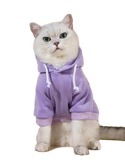 QWINEE sudadera perro básico frente, ideal para mantener abrigado durante paseos.