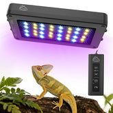 Lámpara QZQ UVB 24W para reptiles, iluminación diurna y actividad.