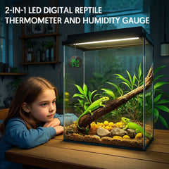 QZQ pantalla LED digital facilita lecturas rápidas de temperatura y humedad.
