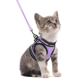 rabbitgoo arnés gato chaleco anti-escape para paseos seguros