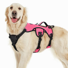 Arnés anti-escape Rabbitgoo en rosa para perros, control seguro durante paseos