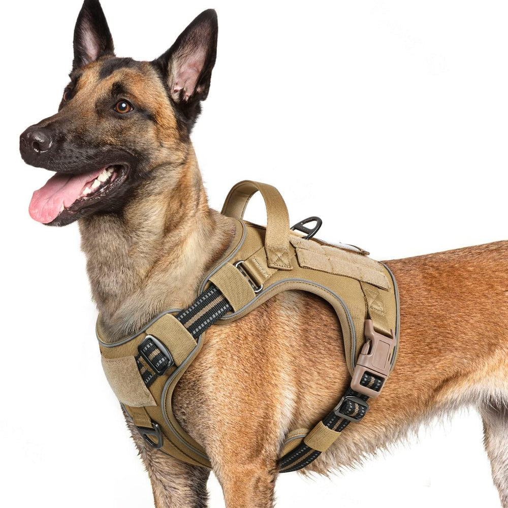 Arnés rabbitgoo para perro grande con clip frontal mejora el control al tirar