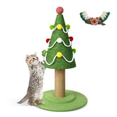 RAIN QUEEN arbol-gato-navidad: poste de sisal que invita a rascar y trepar con estilo festivo.