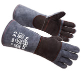 Guantes RAPICCA de manejo animal con doble cuero para protección al agarrar