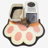 Alfombrilla Rarenut para arenero de gato 90x60 cm captura arena y protege el suelo