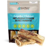 Huesos Raw Paws de tuétano de res ahumados, 6 pulgadas, para masticación