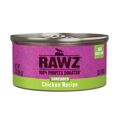 Rawz gato en lata con pollo de 3 onzas, fuente de proteína real para cada comida