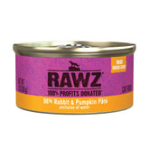 Rawz Pate Gato Lata Conejo Calabaza: sabor auténtico para paladar felino.