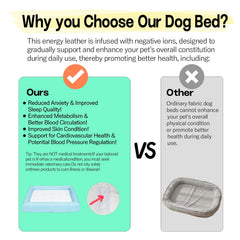 Razyzil colchón de memoria de 4 pulgadas para perro, cómodo y ergonómico.