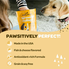 Golosinas en porciones para perros, textura blanda y fácil de masticar.
