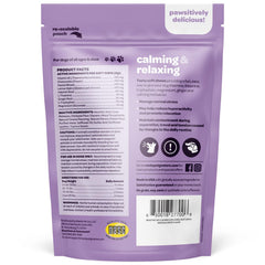 Ready Pet Go! Calming Chews, ingredientes herbales para apoyo de la calma.