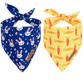 Realeaf bandana Pascua para perro, dos piezas, ideal para fotos festivas.
