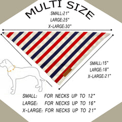Bandana Realeaf con diseño de bandera de Estados Unidos para fotos.