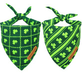 Realeaf Bandanas Día de San Patricio, dúo, para lucirse en paseos.
