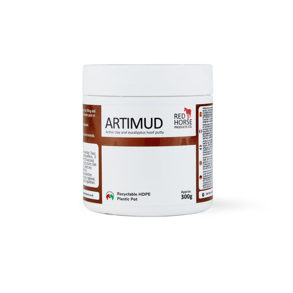Artimud de Red Horse: arcilla terrosa para rellenar grietas de la pezuña.
