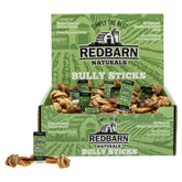 Redbarn Bully Barbells: perro masticando y apoyo dental durante el juego