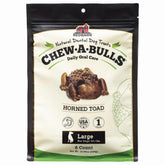 Redbarn Chew-A-Bulls en forma de sapo grande, ideal para el cuidado diario