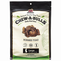 Redbarn Chew-A-Bulls en forma de sapo grande, ideal para el cuidado diario