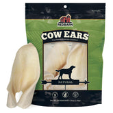 Redbarn orejas de vaca premium 9 cuenta, snack natural para perros y masticación diaria.
