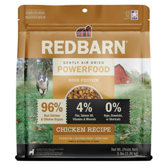 Redbarn Powerfood empaque pollo, ideal para dieta proteica diaria.