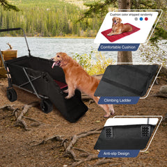 REDCAMP carrito para perros - trasero extensible para mayor capacidad de carga.