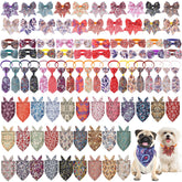 Bandanas paisley triangulares de Reginary para perros, perfecto para paseos con estilo veraniego.