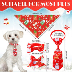 Reginary lazos para perro, corbatas navideñas, 20 piezas, perfectas para eventos y regalos.