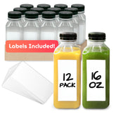 Reli botellas de jugo 16 oz cuadradas listas para jugos caseros