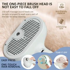 ReNu Dog Brush masaje suave: sesión de aseo más relajante.