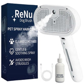 ReNu Dog Brush, cepillo ducha mascotas pelo largo, desenreda y suaviza