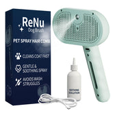 ReNu Dog Brush vapor ducha perros: cepillado cómodo y rápido durante el baño.