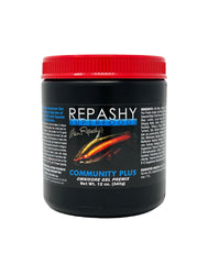 Repashy Community Plus, gel en tarro, ideal para alimentar peces e invertebrados de forma práctica.