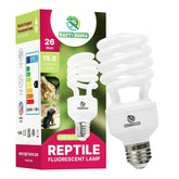 REPTI HOME bombilla UVB 15-0 detalle compacto para terrario