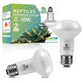 REPTI HOME lámpara de calor 50W con foco 01 para terrario, zona de descanso cálida