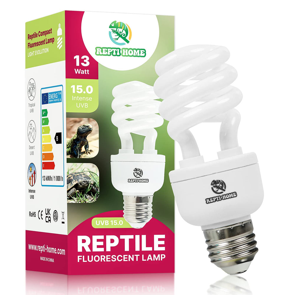 Lámpara REPTI HOME UVB 15-0 para desierto y reptiles