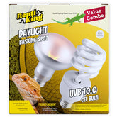 ReptiKing lámpara calefacción 100W para reptiles, crea zona de calor estable en el terrario.