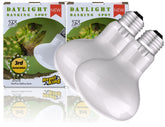 Lámpara de calor ReptiKing 2-pack 75W para reptiles, crea zona cálida estable.