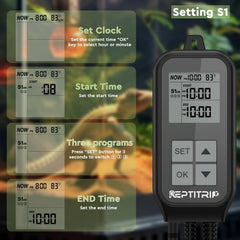 REPTITRIP termostato sensor: lectura precisa de temperatura en terrario.