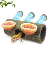 REPTITRIP tronco hueco magnético, refugio natural para reptiles en el terrario.