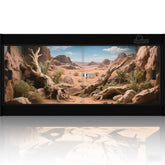 REPWILD 4x2x2 enclosure front view with secure lock for safe reptile access