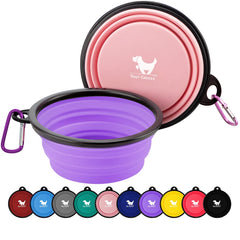 Rest-Eazzzy bebedero plegable dos unidades, ideal para viajar con mascotas.
