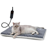 Rest-Eazzzy manta caliente para gatos con cobertura removible para fácil limpieza.