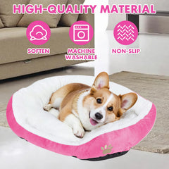 Resulzon textura felpa rosa, tacto suave ideal para siestas tranquilas.