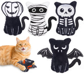 Retro Shaw Juguetes para Gatos 4 Piezas con Catnip: estimulan juego activo.