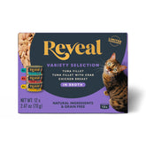 Reveal lata para gato con tres sabores para variedad diaria